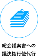 総会議案書への議決権行使代行